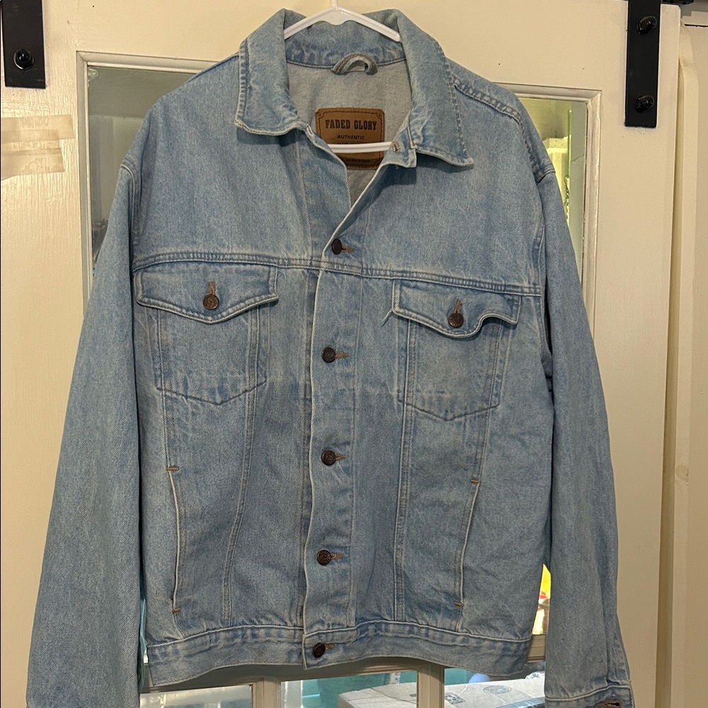 Faded Glory Men's Classic Light Blue Jacket